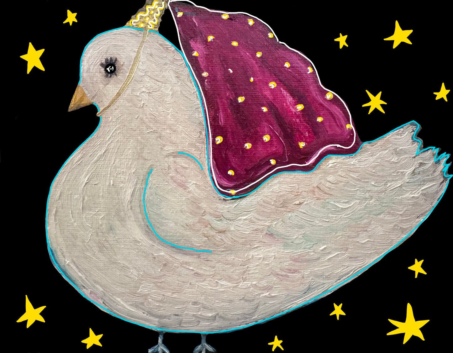 Whimsy bird PRINT