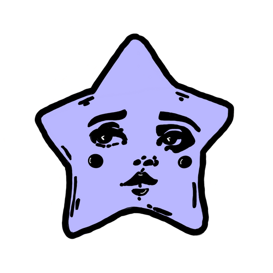 blue star sticker