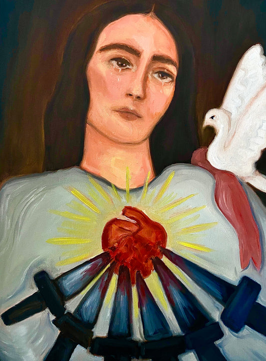 DOVE OF KNIVES - PRINT