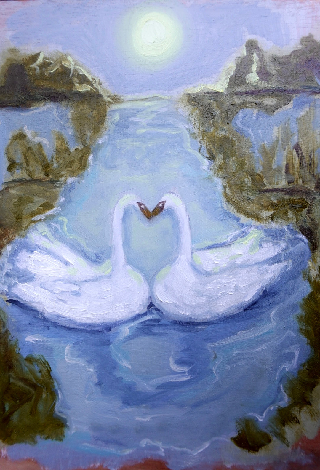 Sunset Lovebirds - PRINT