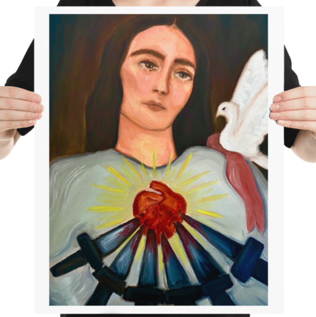 DOVE OF KNIVES - PRINT
